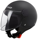 Ls2 jet helmet of558 sphere ii solid helmet of558 sph. ii solid m matt black