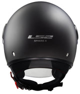 Ls2 jet helmet of558 sphere ii solid helmet of558 sph. ii solid s matt black