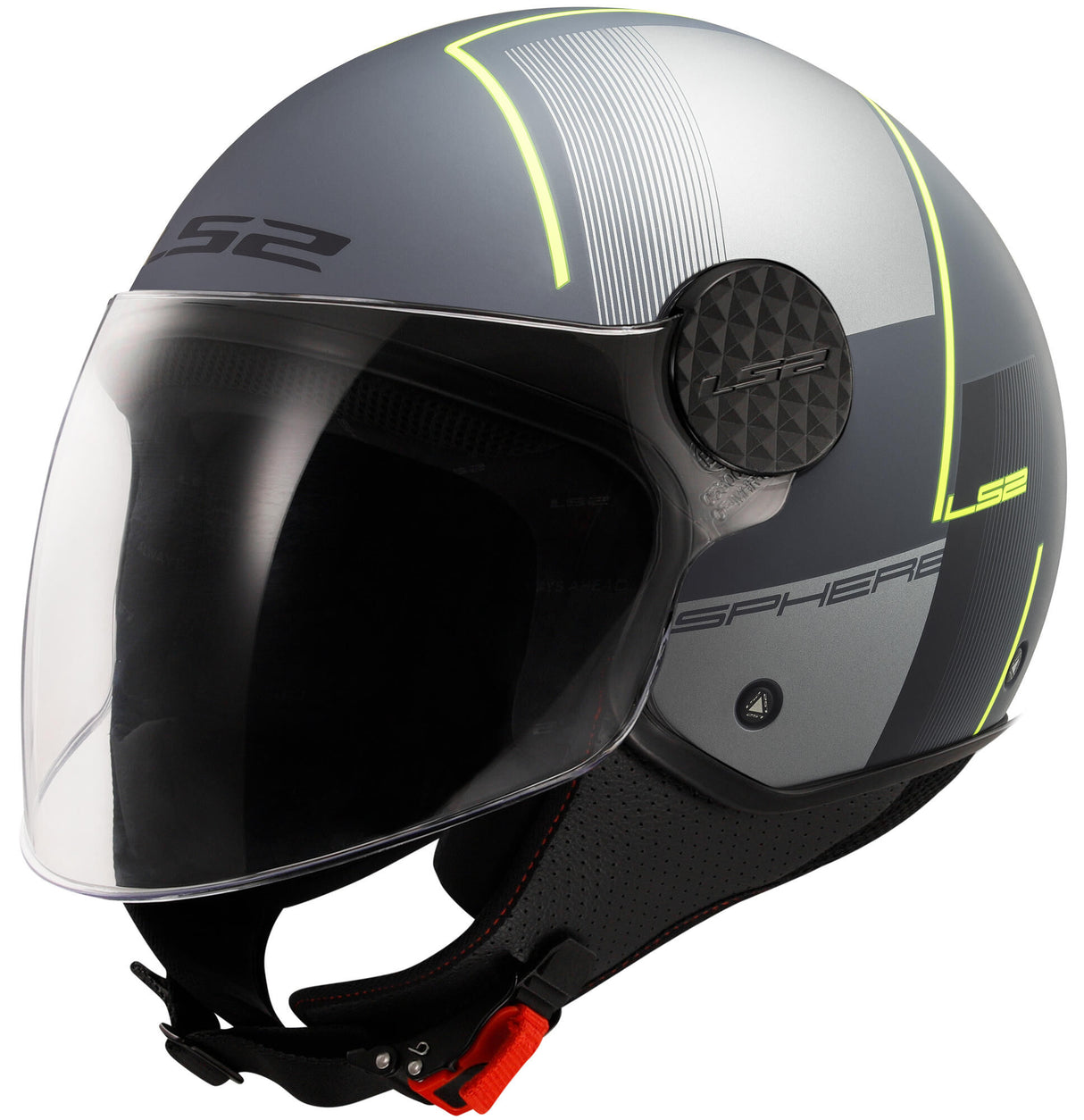 Ls2 jethelm of558 sphere lux ii vaste helmet of558 sph. lux ii firm xl tit. yel.