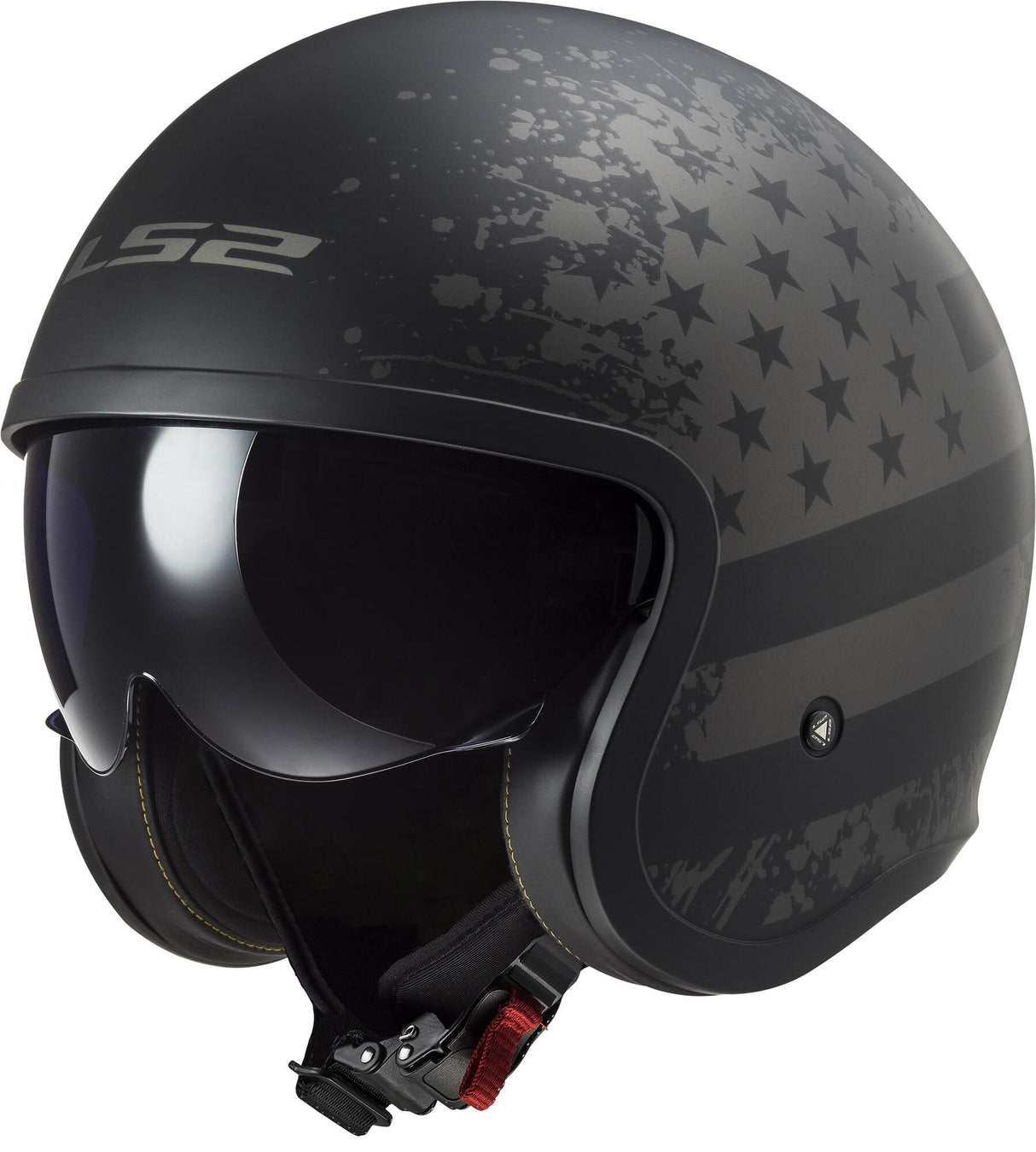Ls2 jet helm of599 ii spitfire flag helmet of599 spitf.ii flag xl bl. titanium