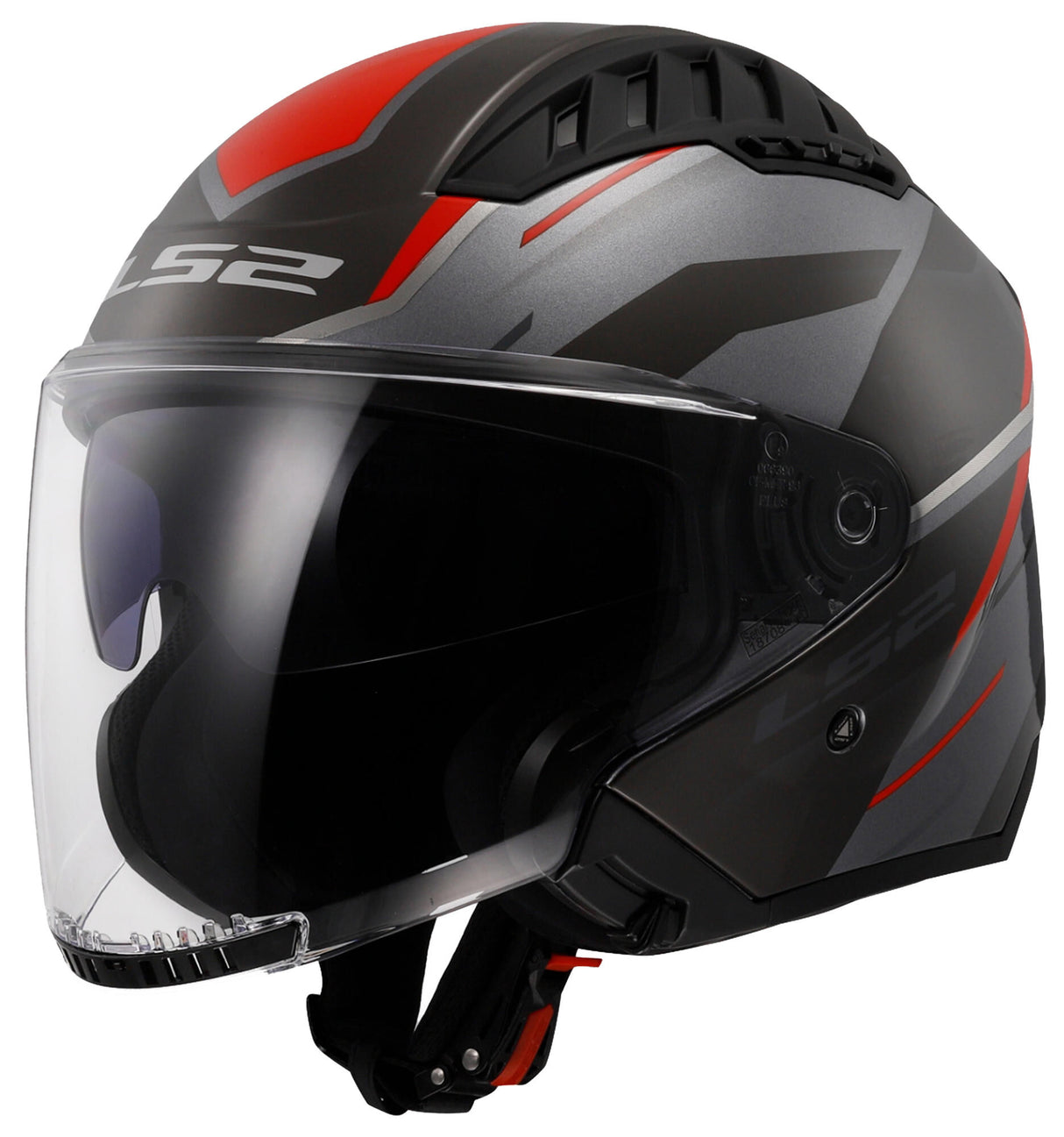 Ls2 of600 copter ii urbane jet helmet helmet of600 copt. ii diston m bl gray red