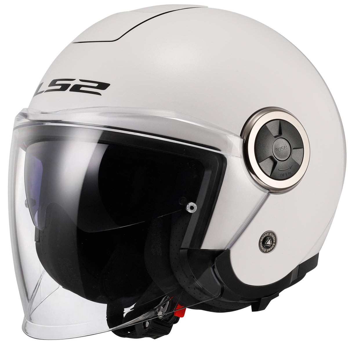 Ls2 of620 classy solid jet helmet helmet of620 classy solid l white