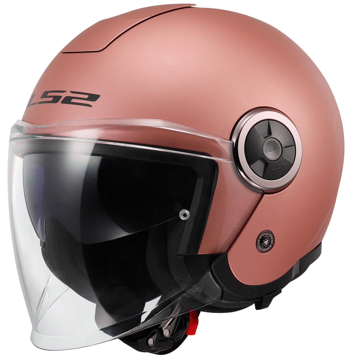 Ls2 of620 classy solid jet helmet helmet of620 classy solid l matt pink