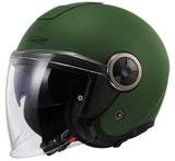 Ls2 of620 classy solid jet helmet helmet of620 classy solid l matt green