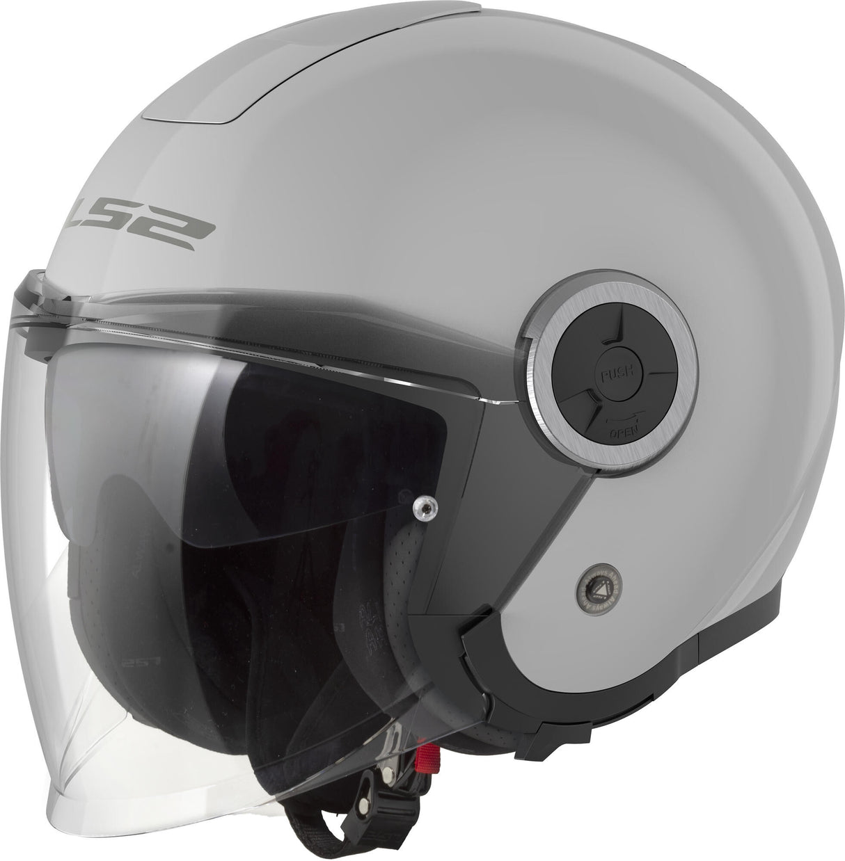 Ls2 of620 classy solid jet helmet helmet of620 classy solid l gray