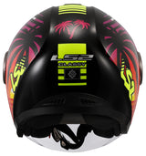 Ls2 jet helmet of620 classy palm helmet of620 classy palm s black
