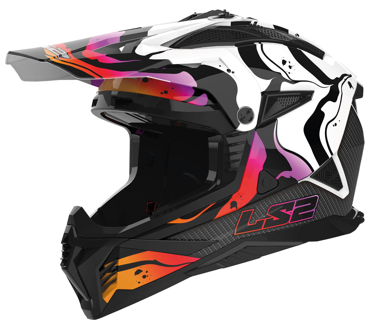 Ls2 crosshelm mx708 fast ii wash . helmet mx708 fast ii wash m bl. white color.