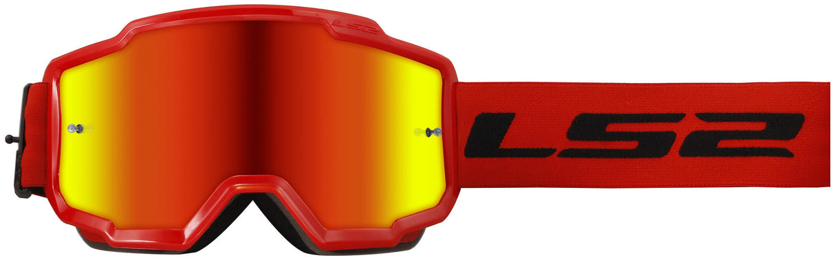 Ls2 charger motocross glasses glasses charger red