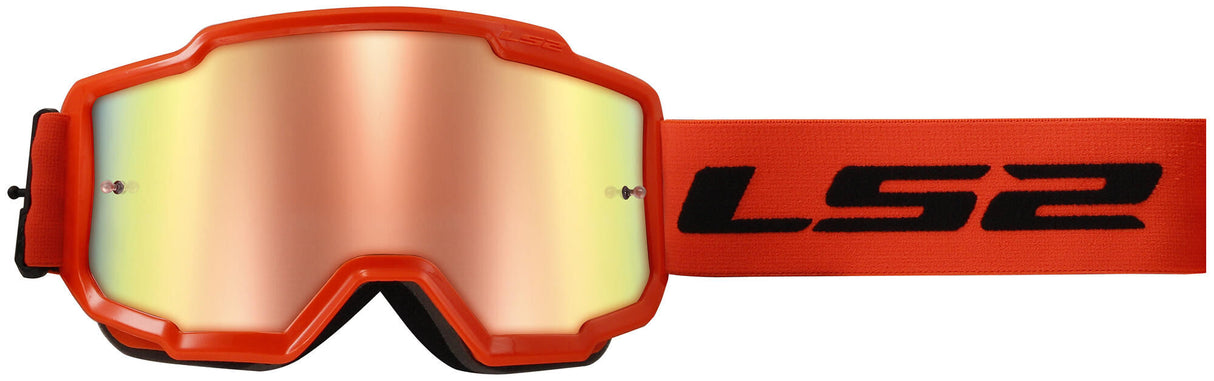 Ls2 charger crossbril glasses charger neon orange