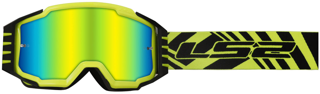 Ls2 charger pro crossbril glasses charger pro neon yellow