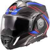 Ls2 opklaphelm ff901 advant x carbon future ii . helmet advant x carb.fut.ii l bl wh blue