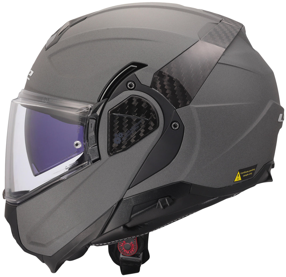 Ls2 opklaphelm ff910 advant ii solid concrete . helmet ff910 advant ii sol. xxl concrete