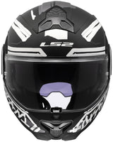 Ls2 opklaphelm ff910 advant ii tape . helmet ff910 advant ii tape l matt bl white