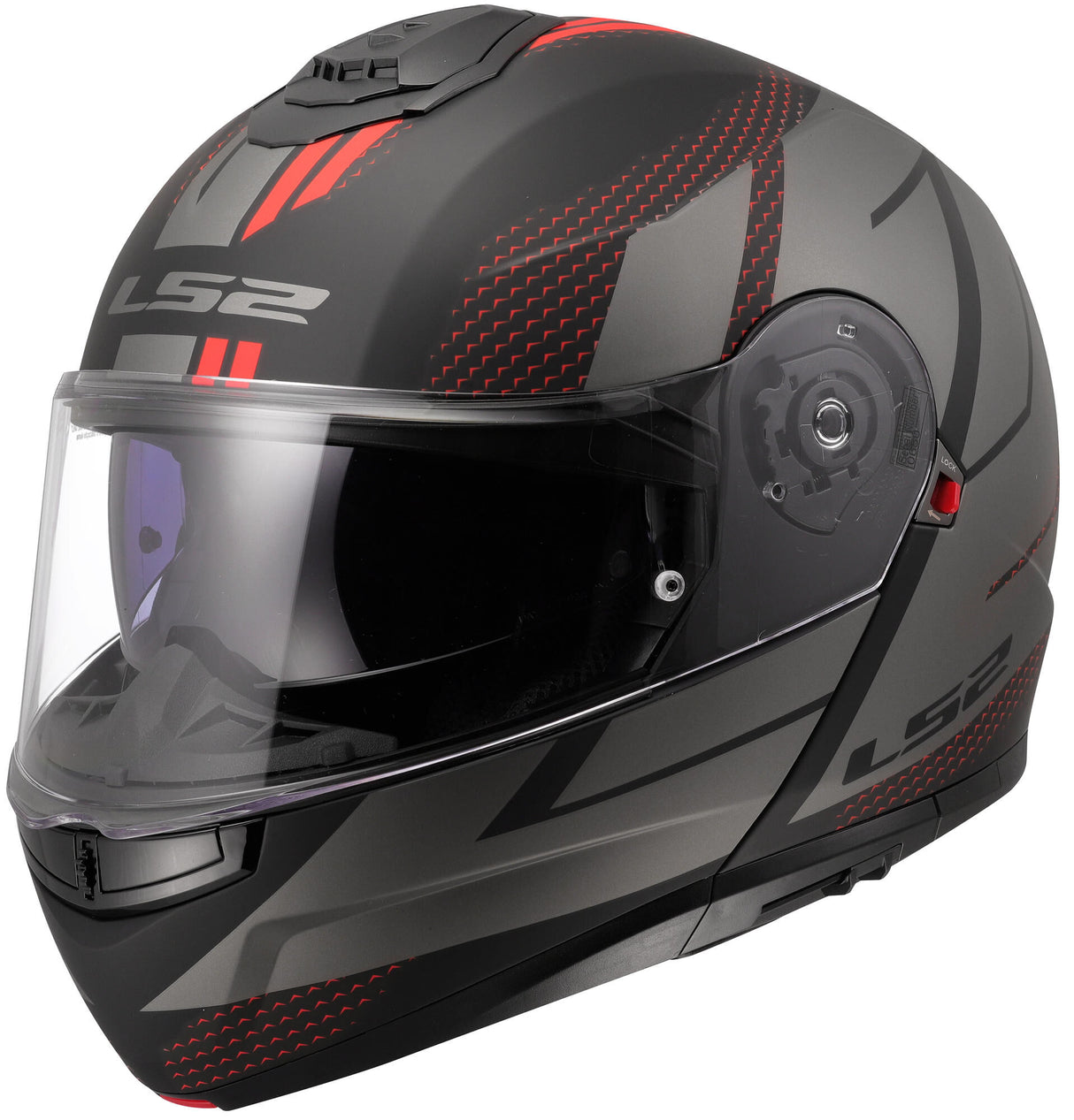Ls2 opklaphelm ff908 strobe ii code . helmet ff908 stro. ii code xl black grey matt