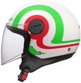 Ls2 of558 sphere lux ii urby jethelm helmet of558 sph. lux ii urby wh green red m