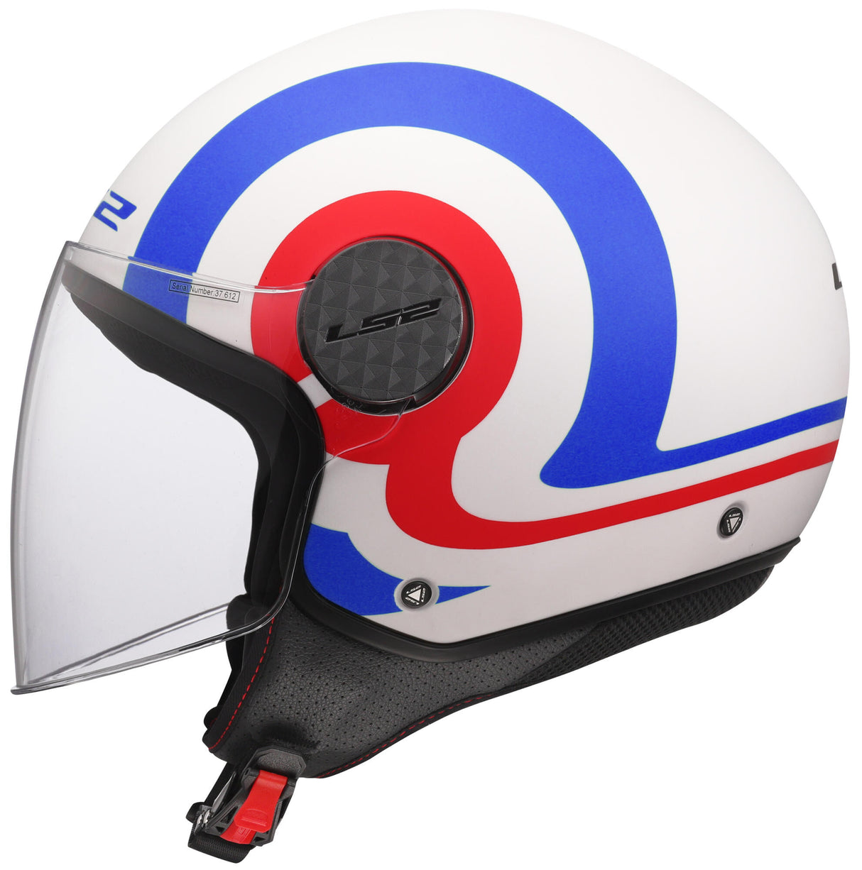 Ls2 of558 sphere lux ii urby jethelm helmet of558 sph. lux ii urby wh blue red s