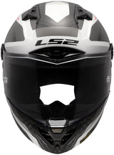 Ls2 integraalhelm ff805 thunder carbon gp diamond helmet ff805 thunder gp raute m white grey
