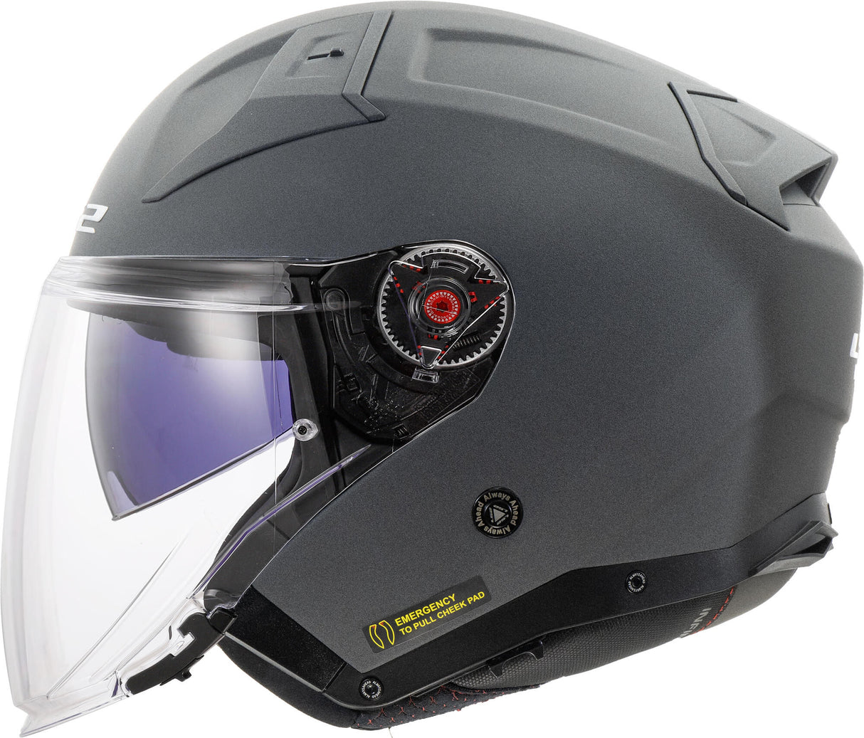 Ls2 of603 infinity ii concrete jethelm helmet infinity ii concrete matt gr. s