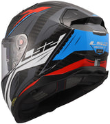 Ls2 integraalhelm ff811 vector ii carbon savage . helmet ff811 vector i c savage white blue red m
