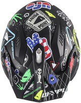 Ufo plast sheratan jethelm helmet sheratan xs matt graphic