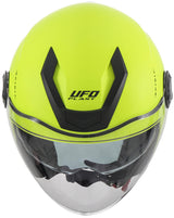 Ufo plast jet helmet urban spirit helmet urban spirit s matt neon yellow.