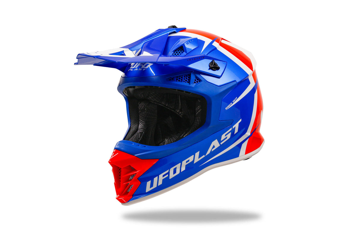 Ufo plast crosshelm intrepid helmet interpid m blue red
