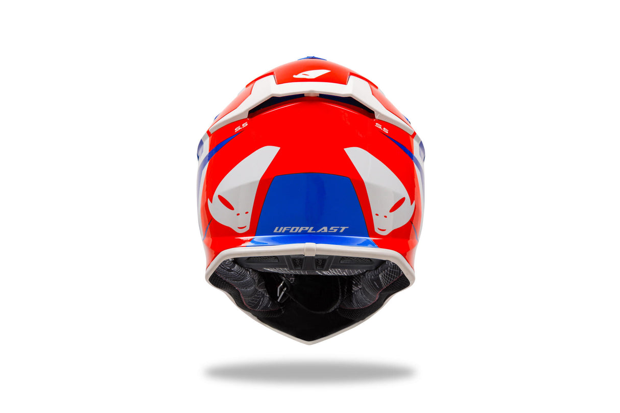 Ufo plast crosshelm intrepid helmet interpid m blue red