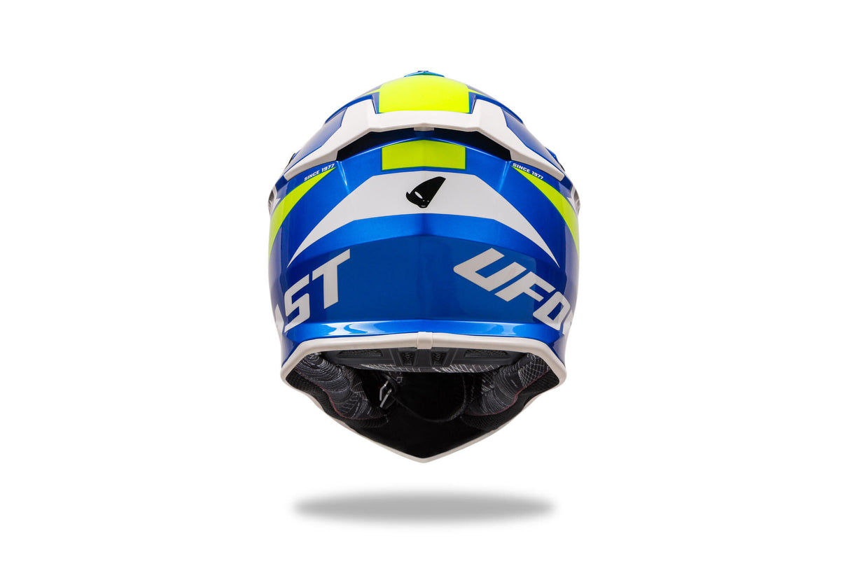 Ufo plast crosshelm "intrepid helmet ufo plast interpid s blue/yellow