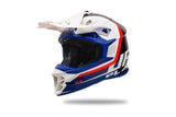 Ufo plast crosshelm intrepid helmet interpid s blue white