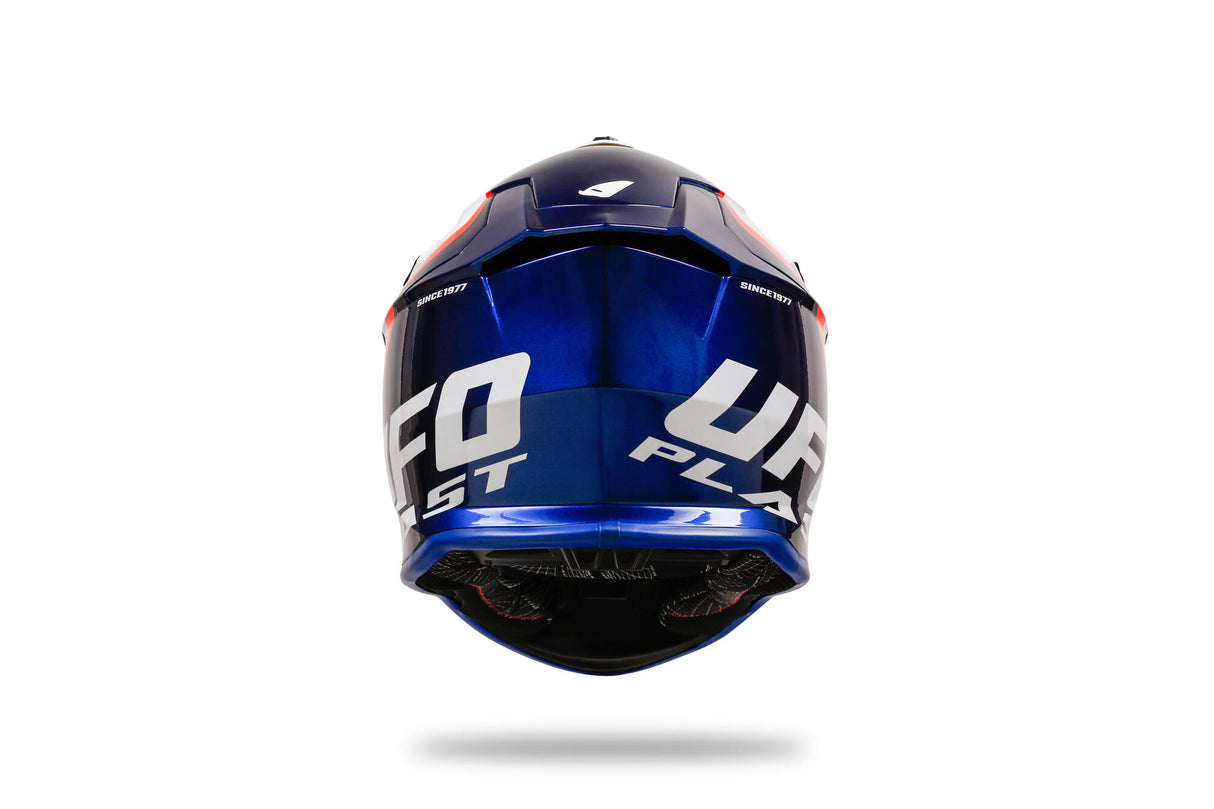 Ufo plast crosshelm "intrepid helmet ufo plast interpid s blue/white