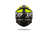 Ufo plast crosshelm intrepid helmet interpid m black yellow