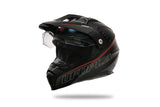 Ufo plast endurohelm ariëns helmet aries l black red