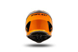 Ufo plast kinder crosshelm korey , uitneembaar helmet ufo plst korey s grey orange