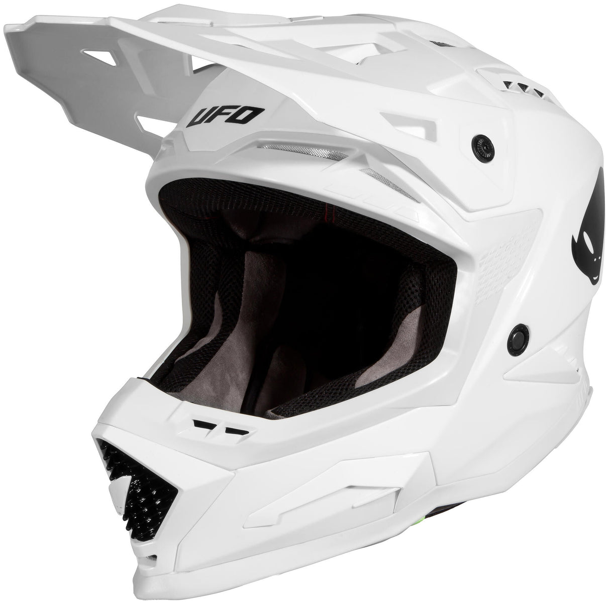 Ufo plast motocross helmet echus helmet echus l white