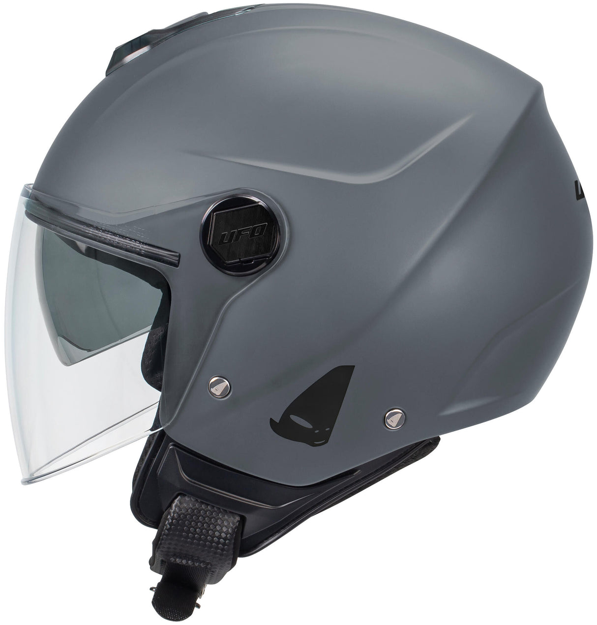 Ufo plast jethelm nixie helmet ufo nixie jet gray gr. s