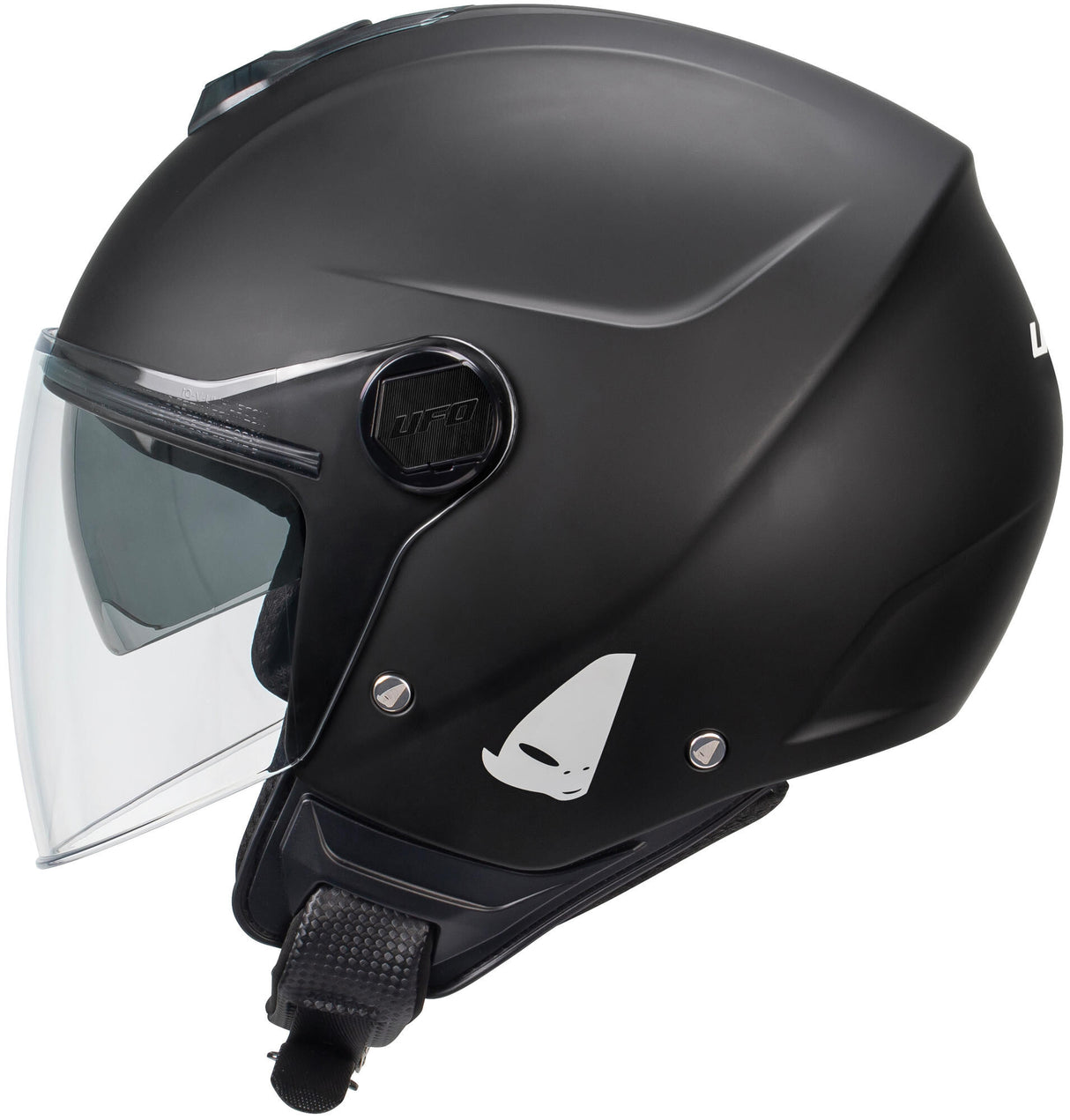 Ufo plast jet helmet nixie helmet ufo nixie jet matt black gr. m