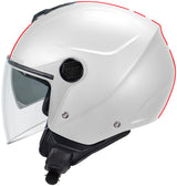 Ufo plast jethelm nixie helmet ufo nixie jet white red gr. xl