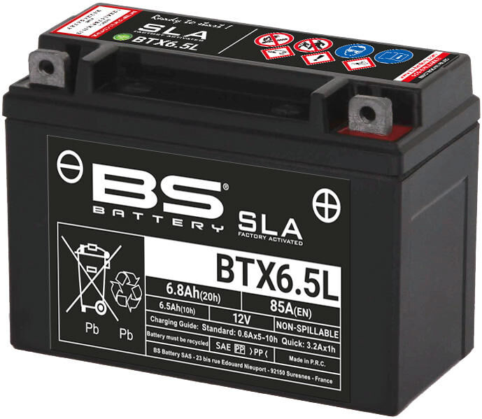 Bs-battery batterij btx6.5l .
