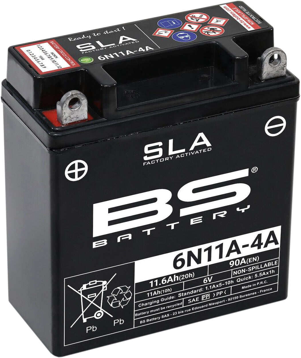 BS-battery battery 6n11a-4a . battery 6n11a-4a bs sla