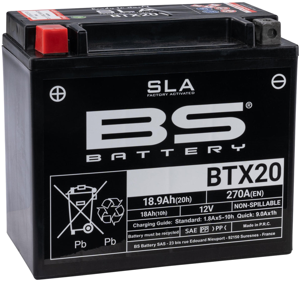 BS-battery battery bgz20h btx20h . battery btx20h bs sla