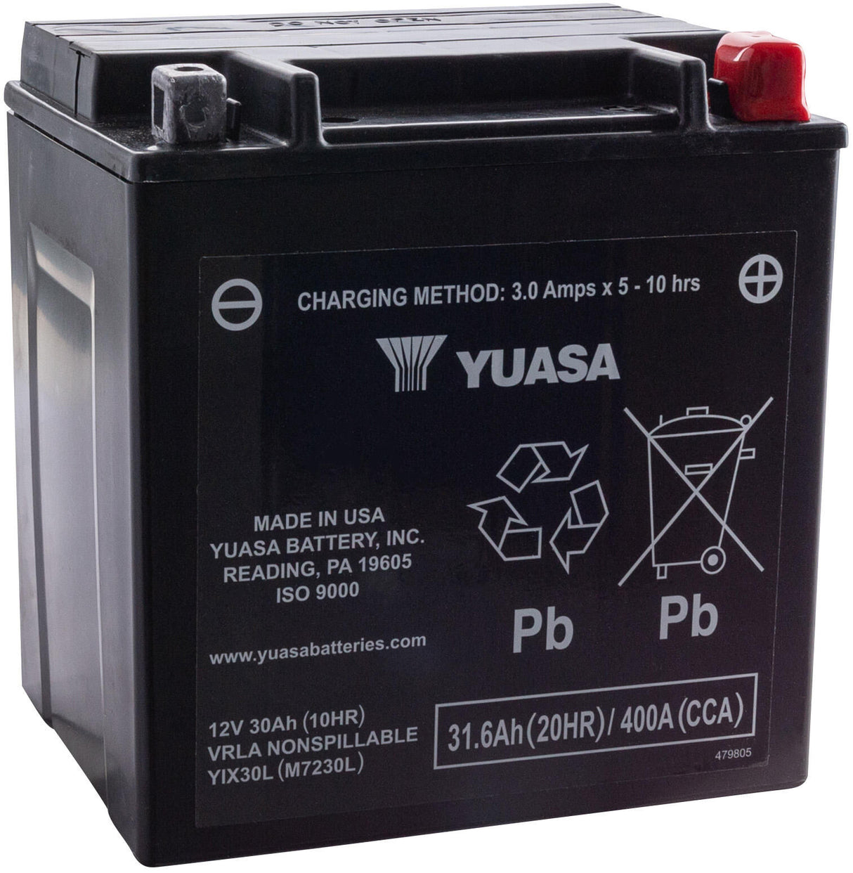 Yuasa battery yix30l yix30l-bs . battery yix30l agm
