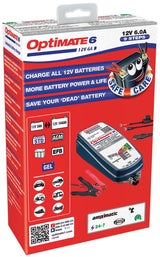 Tecmate acculader optimate 6 ampmatic 6a van optimate 6 charger ampmatic 6a