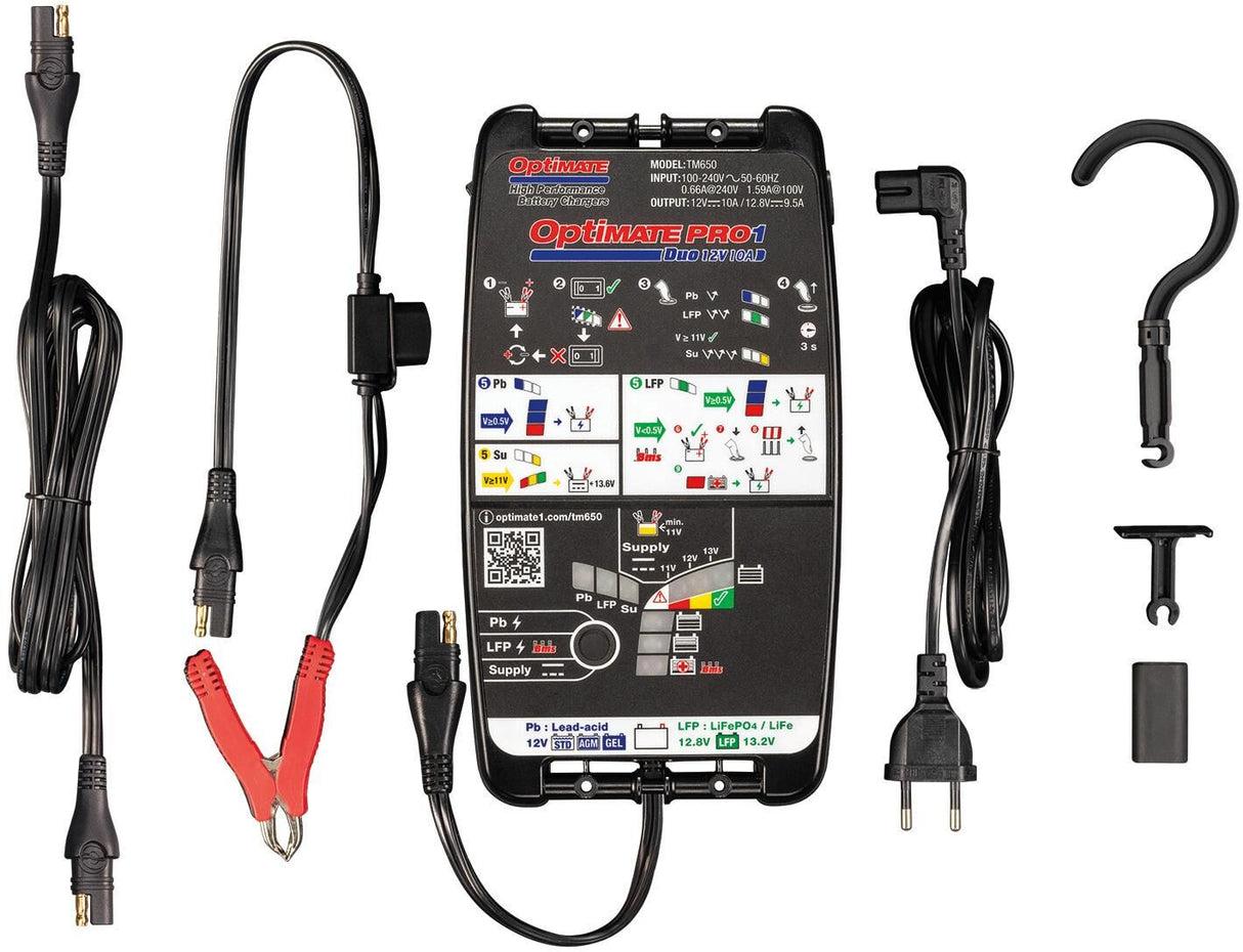 Tecmate acculader optimate pro-1 duo van optimate pro 1 charger duo