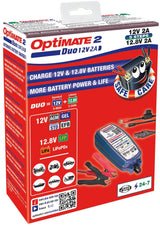 Tecmate acculader optimate 2 duo optimate 2 charger duo