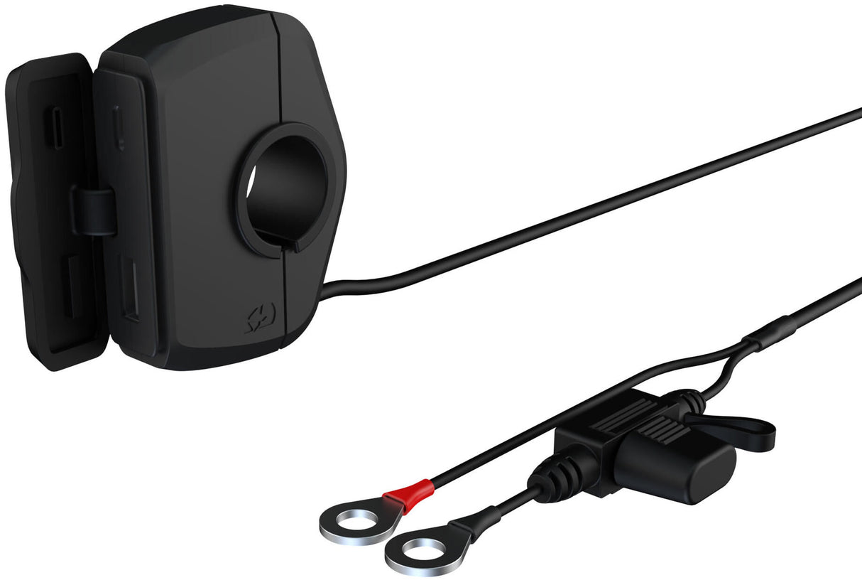 Oxford usb-laadapparaat slimline usb socket slim usb-a, usb-c 3.0 amp