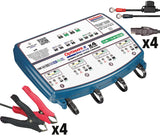 Tecmate acculader optimate 2 duo optimate 2 charger duo 4er bank