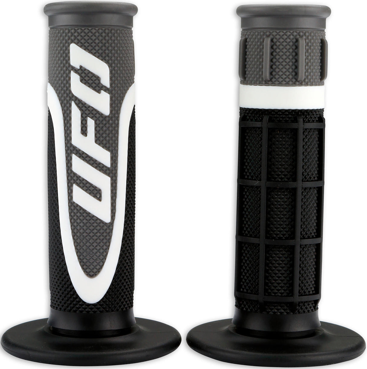 Ufo plast handvat rubber axiom rubber grip axiom black white grey