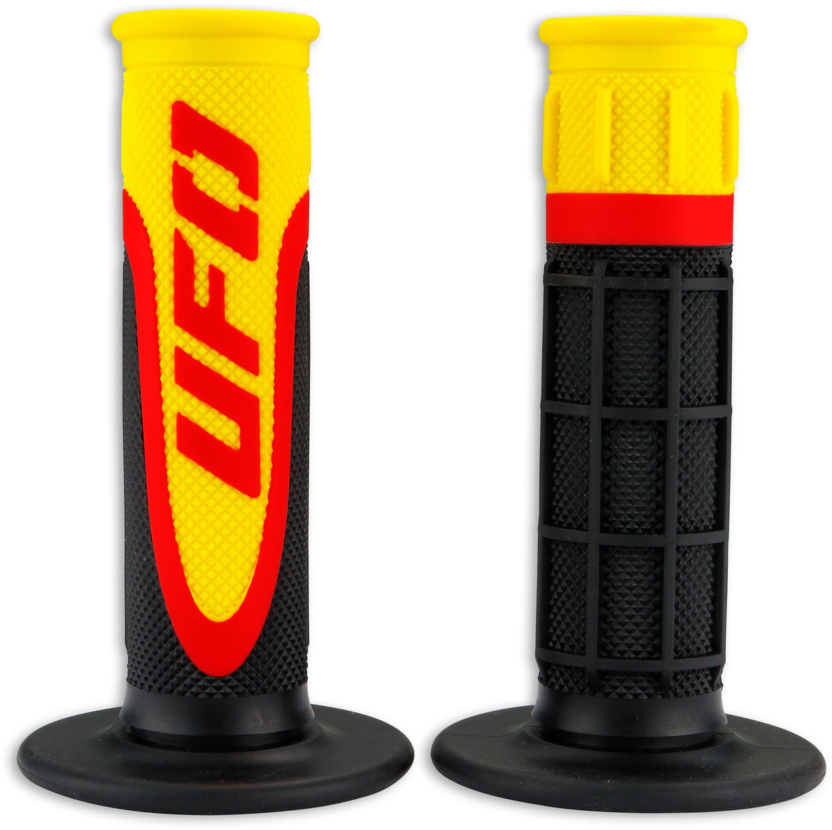 Ufo plast handvat rubber axiom rubber grip axiom black red yellow