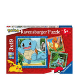Ravensburger Pokémon: Charmander, Bulbasaur a Squirtle