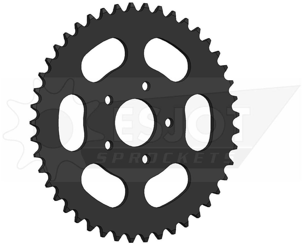 Esjot achtertandwiel 0852 chain wheel 415 45z steel black